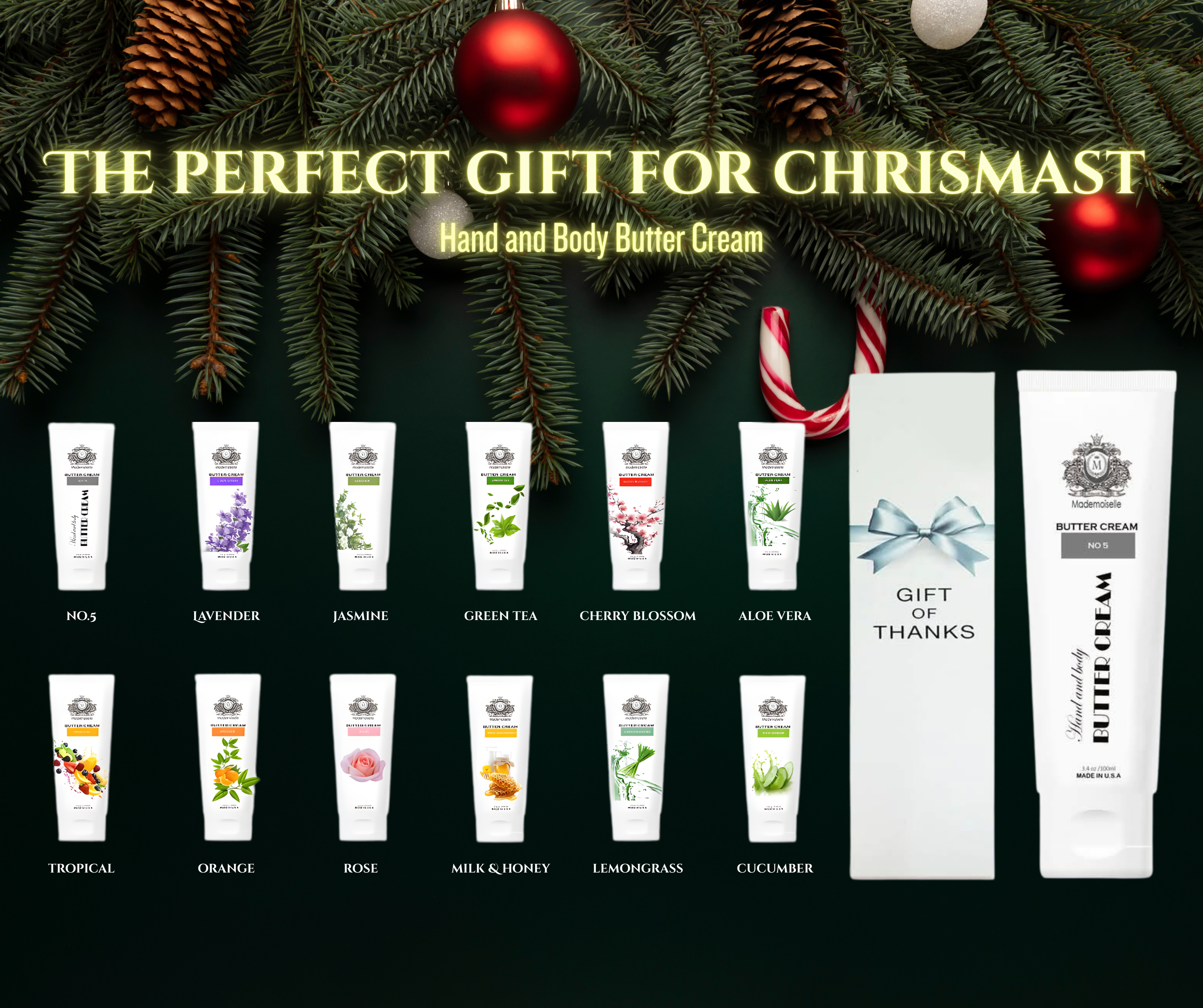 MDM Lotion Gift - 0.33oz / 100ml - 100 Tubes / Case