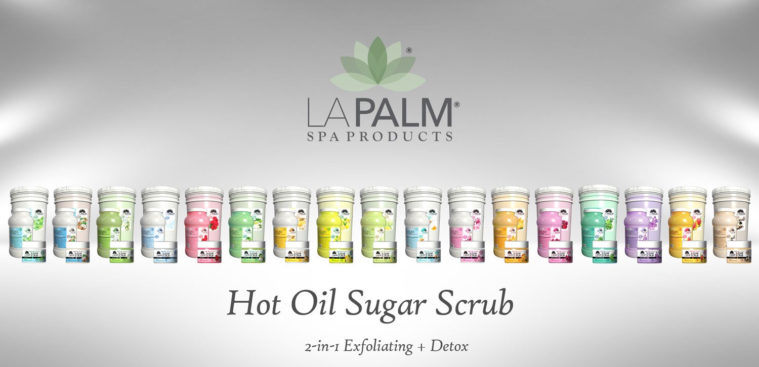 Lapalm Hot Oil Sugar Scrub - 5 Gallon/ Bucket