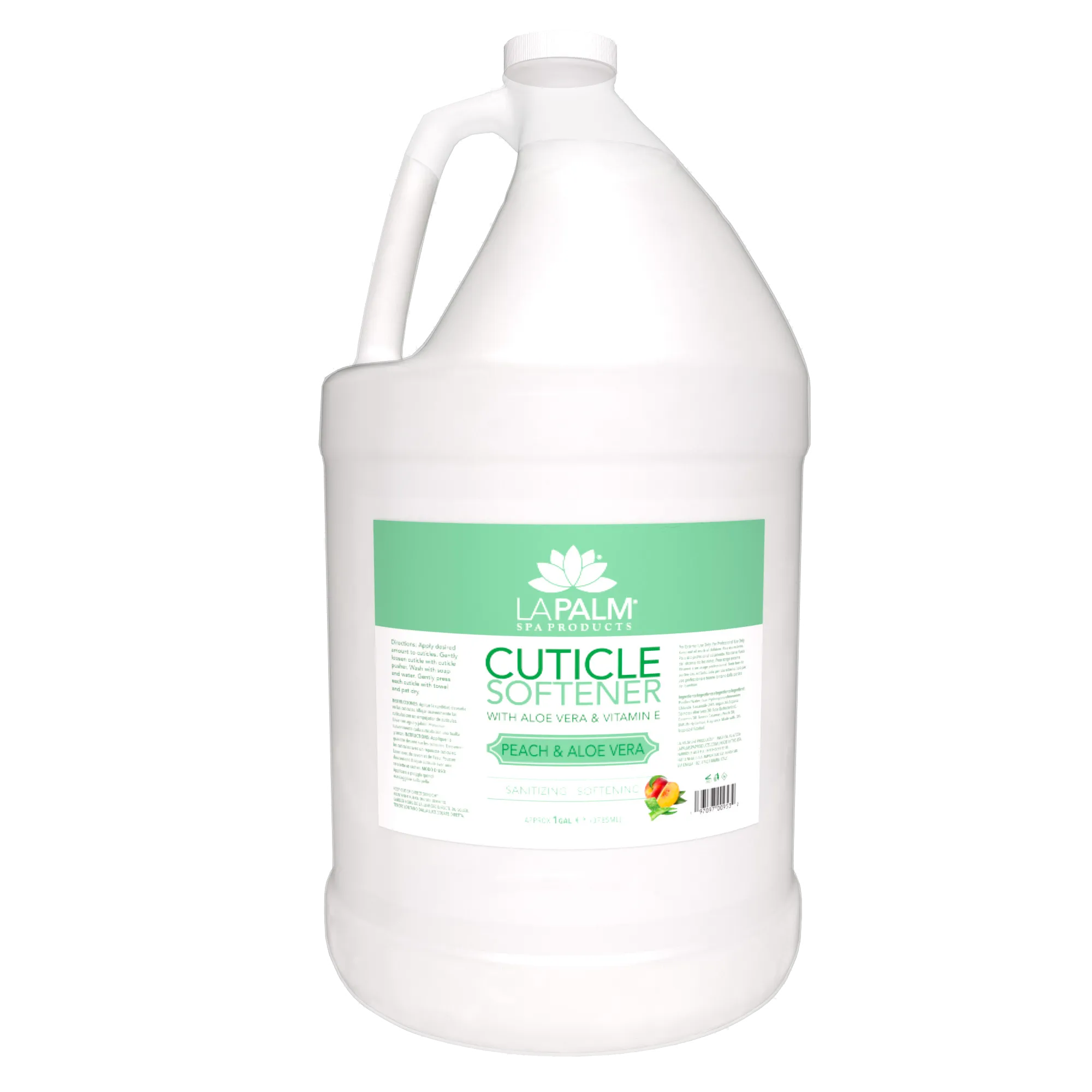 Lapalm Cuticle Softener - Peach - 4 Gallon/ Case