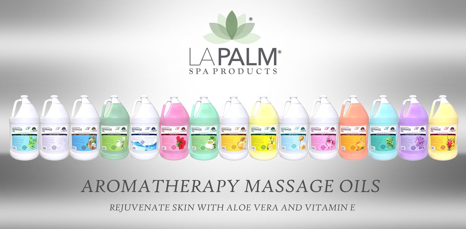 Lapalm Aromatherapy Massage Oil - 4 Gallon/ Case