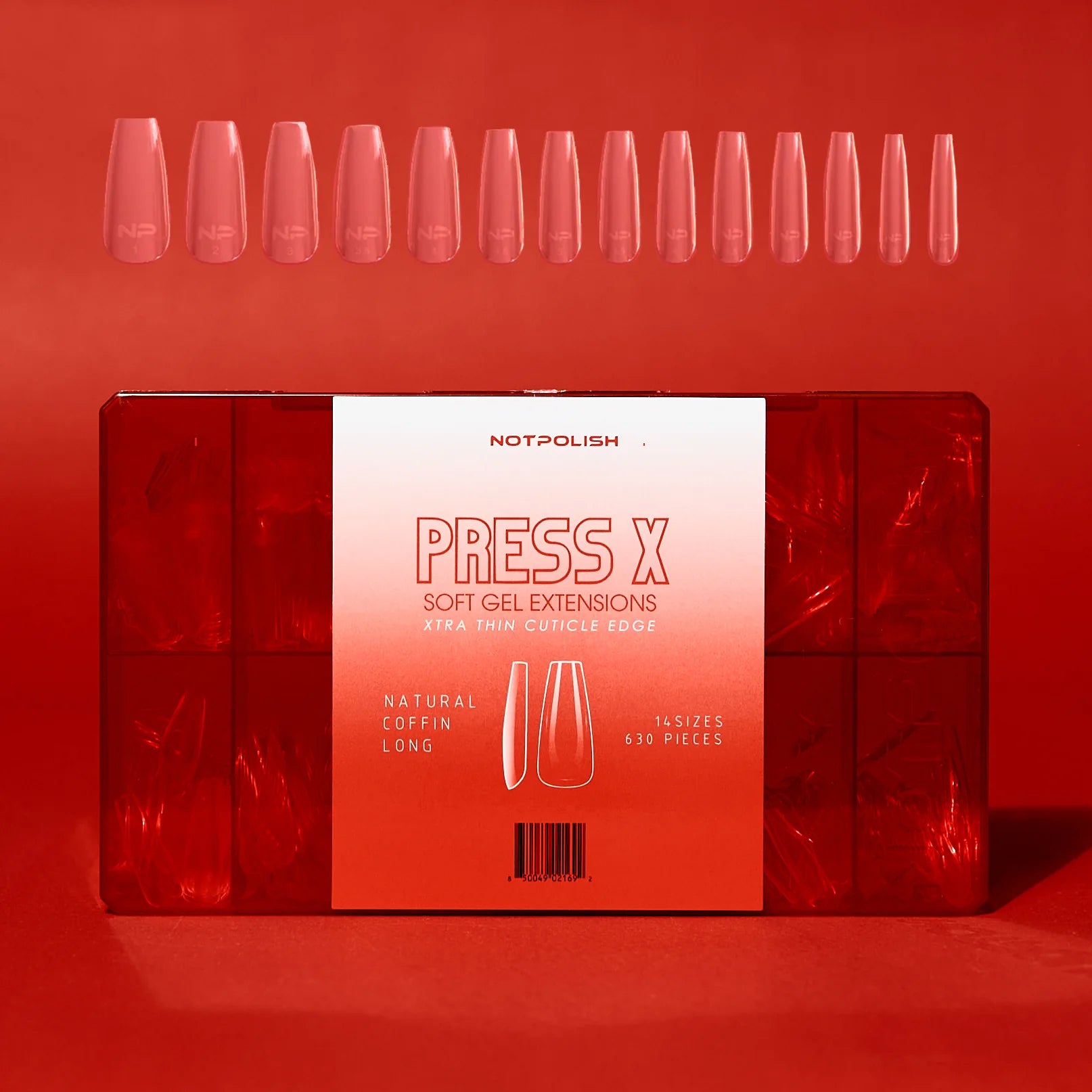NotPolish Press X - Natural Coffin Long