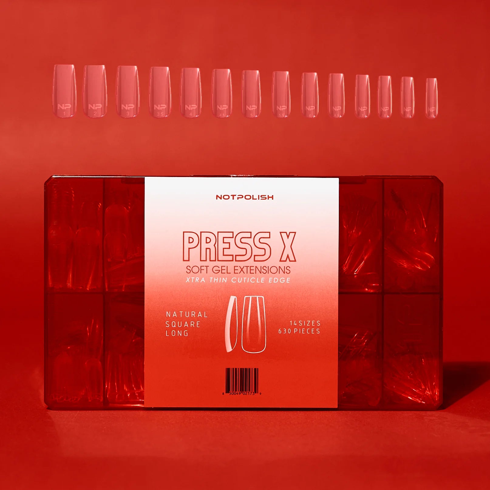 NotPolish Press X - Natural Square Long