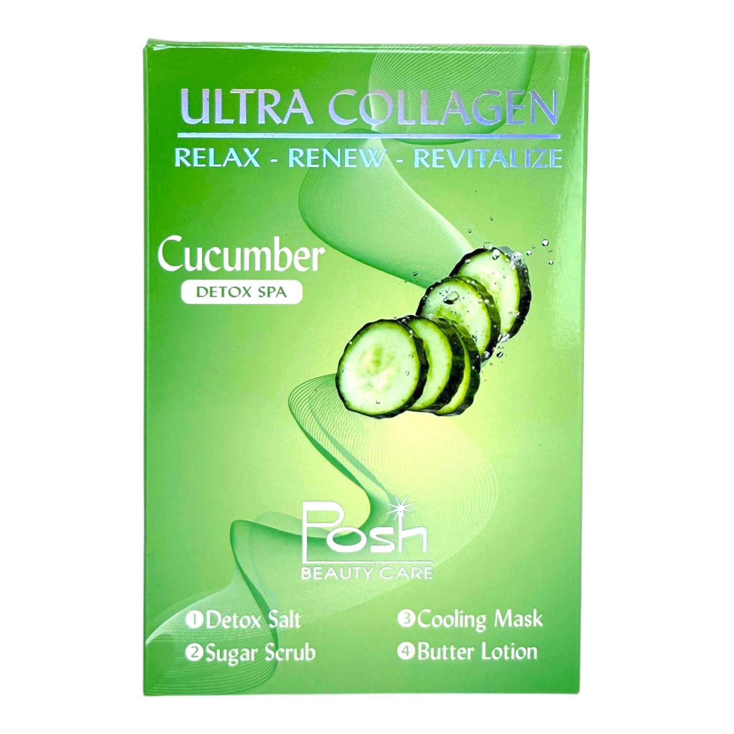 Posh Collagen Pedi Spa 4 Step - Cucumber