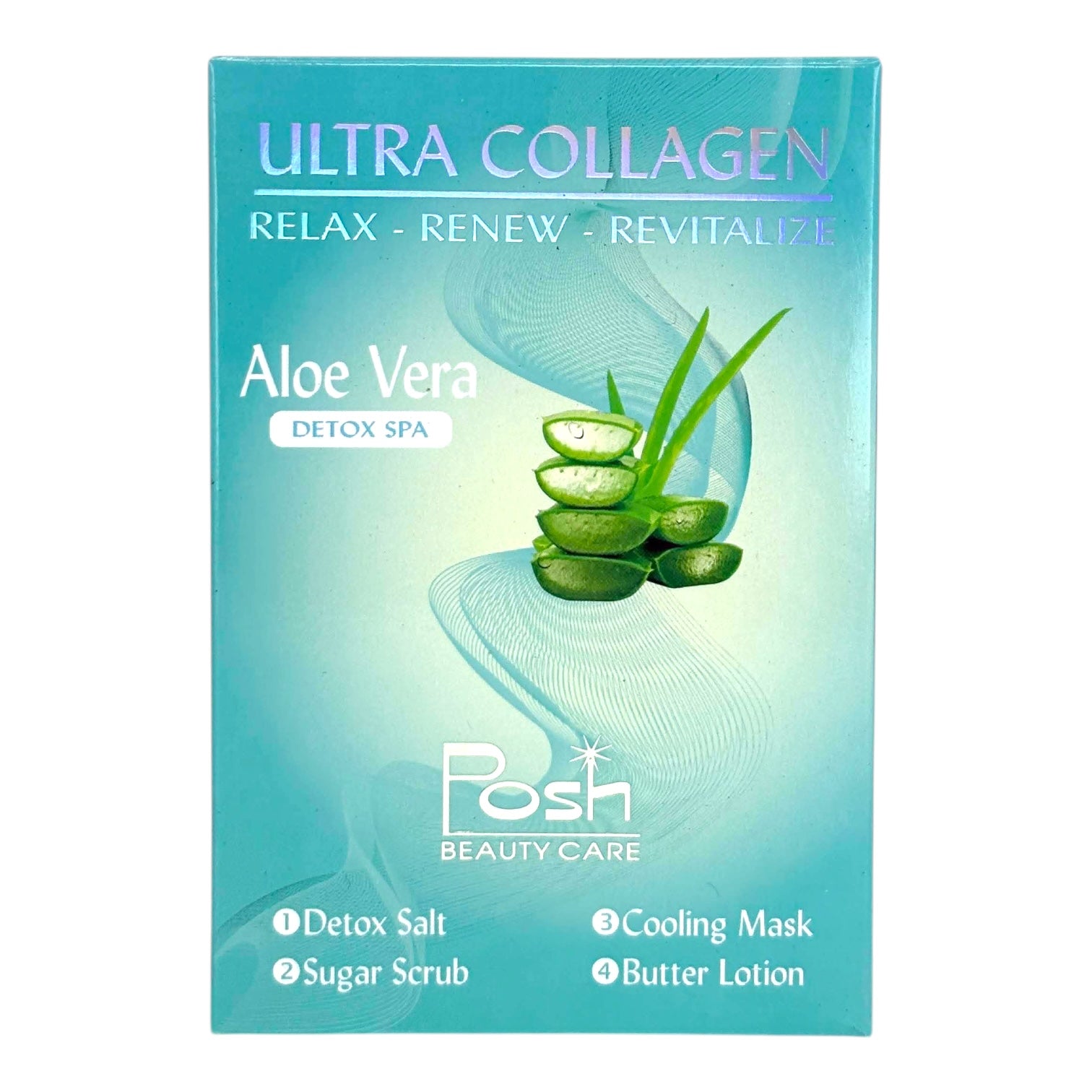 Posh Collagen Pedi Spa 4 Step - Aloe Vera