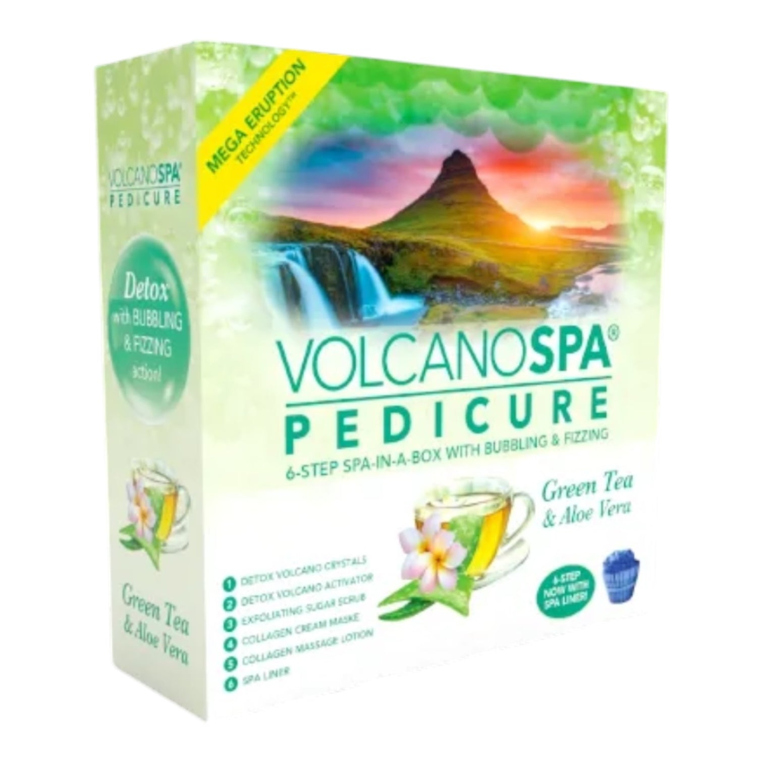 Volcano Spa 6 Step - Green Tea and Aloe Vera